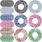 30pcs Sensor Covers for Libre 2, Waterproof Adhesive Patches Freestyle Floral Print Blood Sugar Monitor Patch Sweatproof Sensor Stickers Overpatch Compatible with Libre