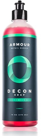 Armour Detail Supply - Decon Soap - High-pH Decontamination Shampoo - Alkaline Degreasing Agents and Biodegradable Ingredients - 16 oz