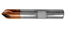 PAULIMOT VHM-Fasenfräser 90° Ø 8,0 mm mit TiAlN-Beschichtung, 6-schneidig
