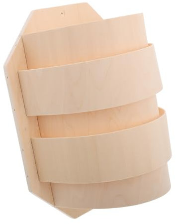 Ciieeo Pantalla De Lámpara De Sauna Delgada y Ligera De Tilo, Madera Natural, Protector De Luz Suave, Accesorio Práctico Para Habitación De Vapor y Sauna, Reemplazo Decorativo