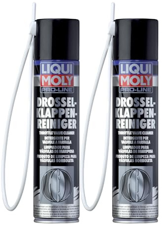 Pro Line Throttle Valve Cleaner Intake Deposit Cleaner 2x400 ml - Carburetor & Throttle Body for Smooth Performance