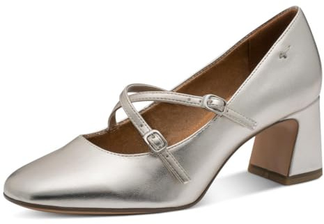Tamaris Décolleté da donna con tacco a blocco metallico 37 EU