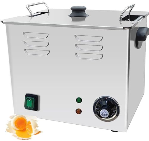Cuociuova professionale da 2600 W, Cuociuova Hot Spring, Grande capacità - 60 uova, Controllo della temperatura 30-110 °C, Tubo riscaldante a U, Per sale colazioni, Ristoranti di cucina occidentale,