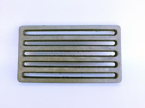 LB METALMECCANICA griglia ghisa camino 28X15 cm,Fondello,grata,stufe,termocamini LB-GC280150