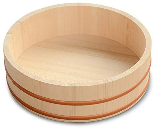 Kichgather Gaozhengde Holz Sushi Oke Reis Mischwanne, 1 Stück