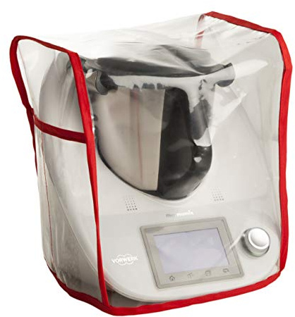 Custodia Trasparente per THERMOMIX TM6 TM5 Y TM31. MOD Trasparente Rosso