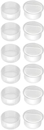 Svbony Dust Caps Set for 1.25inch Astronomy Telescope Eyepiece Barlow Lens or Other Accessories(6 Dust Caps and 6 Dust Plugs)