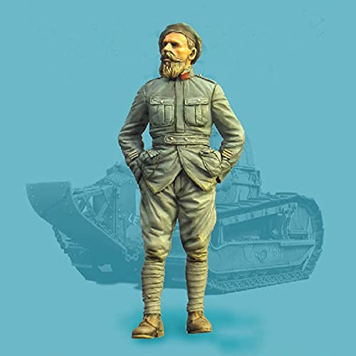 PANGCHENG 1/35 Französischer Tanker WWI Resin Kit Soldaten GK Militärisches Thema Szenenkombination Unbeschichtet Keine Farbe