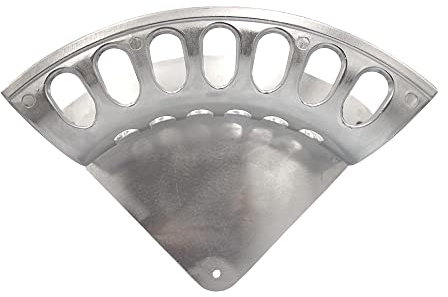 Stabilo-Sanitaer Aluminium Wandschlauchhalter 35 x 14 cm für 3/4 Zoll Schlauchhalter Gartenschlauchhalter Wasserschlauchhalter Wandhalter Kabelhalter