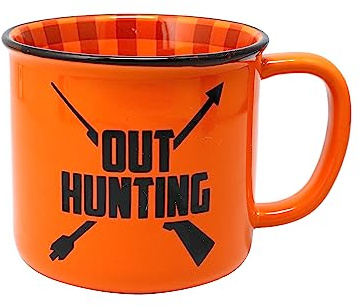 Pavilion Gift Company - Out Hunting - 18 oz Coffee Mug Cup For Outdoorsy Hunter Men Women Hunt Gift