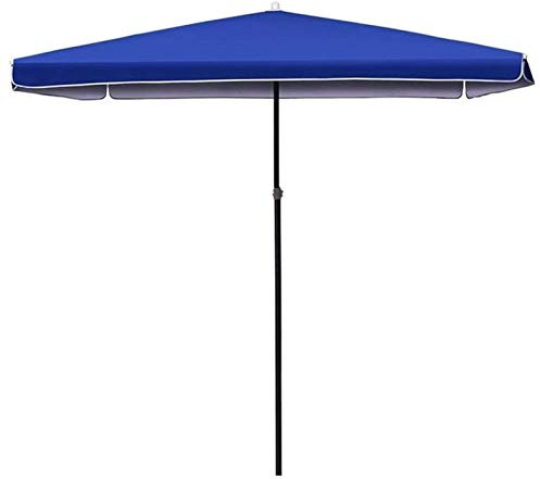 Garten-Sonnenschirme für den Außenbereich, blau/rot, für den Außenbereich, Terrasse, Marktschirm, perfekt für Balkon, Tisch, Terrasse, Gartendeck, Hof, Schatten oder Poolseite, rechteckig/quadratisch