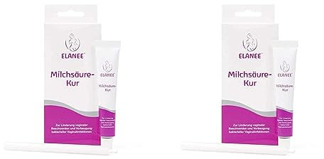 ELANEE Milchsäure-Kur zur Linderung vaginaler Beschwerden und Vorbeugung bakterieller Vaginalinfektionen, 7-Tage-Kur (730-00) (Packung mit 2)