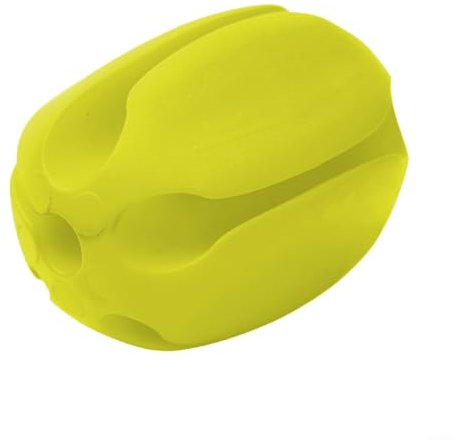 Zoegneer Angelrutenhalter Riemen Silikagel Weichgummi Rod Cases Für Gewöhnliche Angelruten 5,2* 5,2* 3,8 cm (gelb)