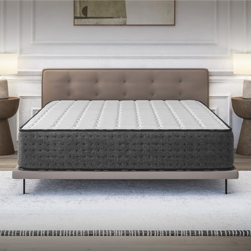 COSMOS - Colchón Híbrido 160 x 200 cm - Altura 30 cm - Equinox - Muelles Ensacados + Espuma HR y Blue Latex - Semifirme - Transpirable - Hipoalergénico - Ergonómico - Reversible
