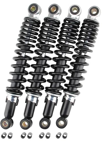 Stoßdämpfer Tieferlegung Set schwarz 280 mm + 280 mm kompatibel mit Simson Schwalbe KR51 Star