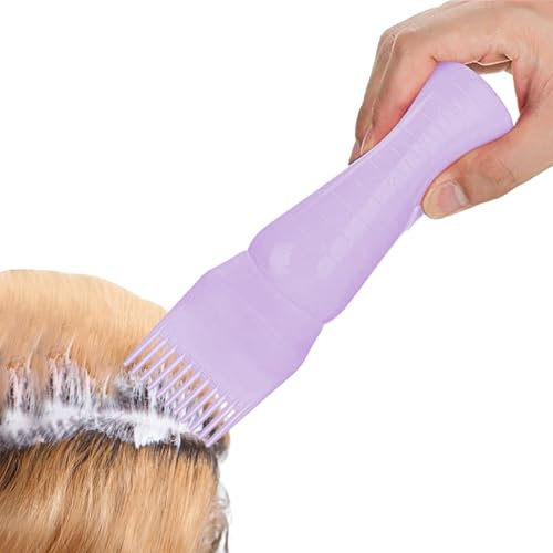 Hair Dye Root Comb Applicator - Portable Dye Applicator Brush Bottle for Home