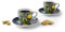 Excelsa Boboli - Juego de 6 tazas de café expreso, porcelana, capacidad 100 ml, multicolor