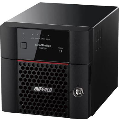 BUFFALO TeraStation 3230DN 2-Bay 8TB (2x4TB) Small Business Computer NAS with Hard Drives Included