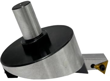 MachEl Straight Shank 3/4-Inch 3-Inch (75 mm) Fly Cutter for Milling & Lathe Machines – Indexable Tool with Replaceable Carbide Insert