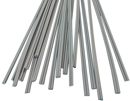 DryiC Kunststoff Schweißstäbe Schweißdraht Verschweißen UPVC-Material Zum Schweißen Von Geräten, Verschiedene Spezifikationen,Grau,Double 6mm*3mm