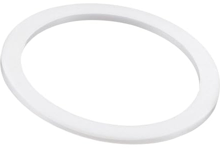 TOP-VIGOR 5Pcs PTFE Flat Washers 55mm OD 45mm ID 2mm Thickness Sealing Gasket Flange Gasket for Faucet Pipe Water Hose, White