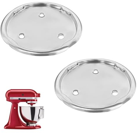 Showingo W10191926 Mixer Bowl Screw Cap Replacement for Whirlpool KitchenAid Kenmore Mixer Base Plate Replacement Part 4163032 WPW10191926 AP6016640 4161126 4161127 4161128 4161158(2 Packs）