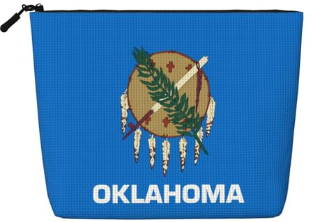 Oklahoma Staatsflagge Damen Kultur- und Kosmetiktasche, Unisex-Kulturbeutel, Aufbewahrungstasche für Körperpflege
