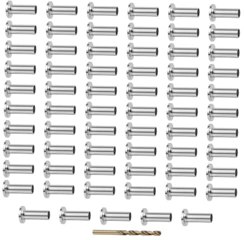 LIFKOME Fundas Protectoras De Cable De Acero Inoxidable Para Barandillas, Con Broca Dorada, Kit De 65 Piezas, Protección Duradera Anti-desgaste Para Uso Interior y Exterior