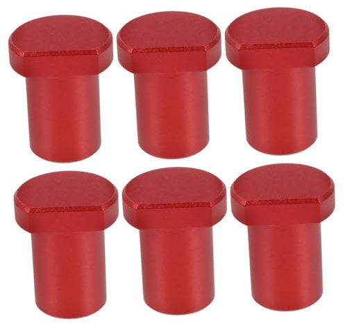 IWOWHERO 6pcs Bench Dogs Dog Clamp Aluminum Alloy Stops for Tables Woodworking DIY Projects for Workbench Clamping System
