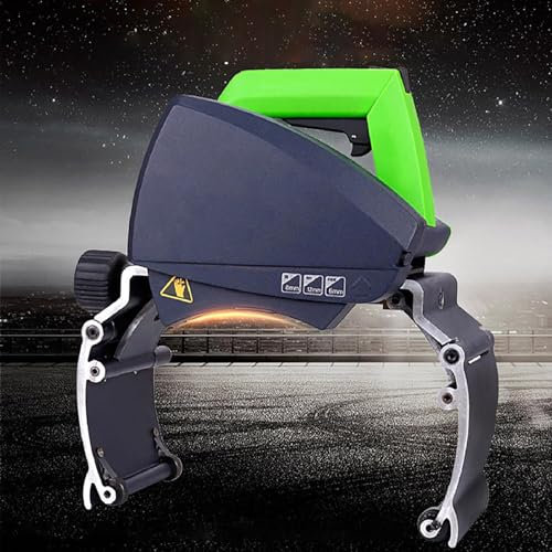 Tagliatubi Elettrico Automatico, Tagliatubi Rapido Per Tubi Di Diametro 0,59-8,66/2,95-15,74 Pollici, Copertura Protettiva Regolabile Con Lama In Lega Da 2x5,5 Pollici Di Diametro,2.95-15.74in