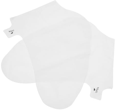 Mikinona 2 Pares Máscara Exfoliante para Pies de Máscaras Hidratantes para Muerta y Durezas Cuidado de Pies Rosa