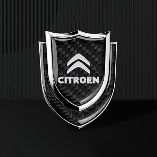 WpecM Insignia AutomóVil SeñAles para Citroen C3 aircross 2017-2023 2024 2025, Coche Logo Emblema, Pegatinas Emblema, Pegatinas con Logotipo De Coche Insignia del Emblema del Coche