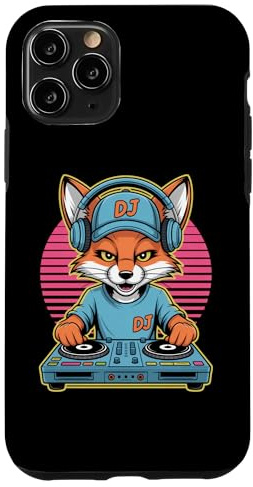 Renard avec Casque DJ Musique Coque pour iPhone 11 Pro