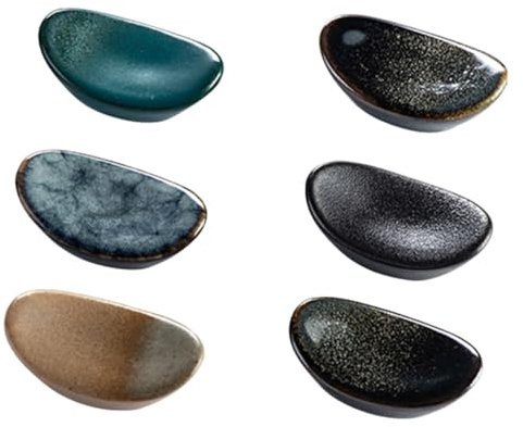 ULTECHNOVO 6piezas Soporte para Palillos De Adornos para Reposa Palillos para Decoración De Mesas Restaurantes o Hogares