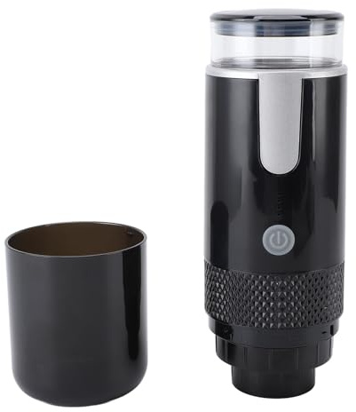 Fdit Tragbare Kaffeemaschine, Innovative USB-wiederaufladbare Elektrische Kaffeemaschine für Zuhause, Büro, Reisen, Wohnmobil, Tragbare Kapselmaschine, Leicht zu Reinigen, Hitzebeständig, Sicher zu