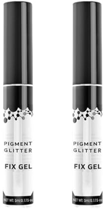 IWOWHERO Gel Base para Sombra de Ojos Glitter Dorado, Maquillaje Duradero y Pigmento Intenso Aplicación y Larga Duración