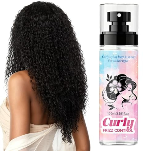 Spray Bouclant pour Cheveux Brume Coiffante Légère Anti-Frisottis 100 ml
