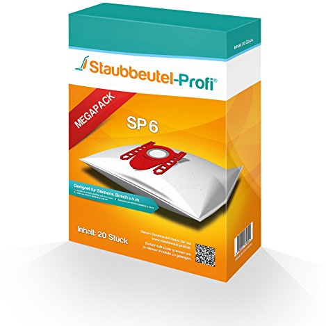 20 Staubsaugerbeutel geeignet für Siemens VSZ7442S,VSZ7A400 Z7.0 von Staubbeutel-Profi® kompatibel mit Swirl S62 / S67 / S68 / S73 / Y94