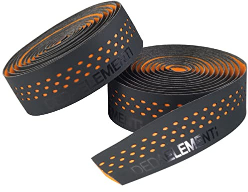 Deda Elementi Presa Tape/NASTRO für Lenkstange und 3067966 Pint, Fahrrad Unisex Erwachsene, Black/orange, 210 cm | Fahrradlenkerband