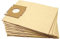 vhbw 10x sacchetto dell'aspirapolvere compatibile con Rowenta RO 310 Artec, RO 310 Artec 1 aspirapolvere - in carta, 23cm x 18cm, color sabbia