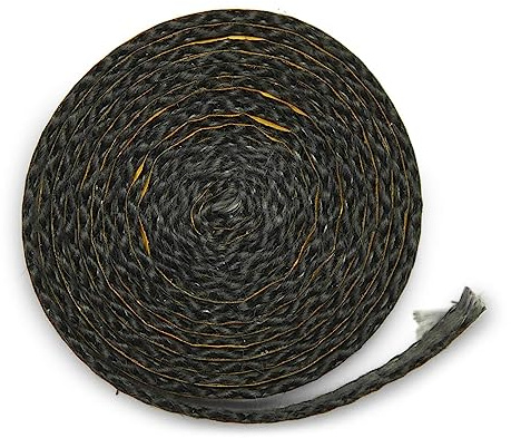 Kamindichtung 2m, ø 10x2mm Stegdichtung Lippendichtung Dichtband selbstklebend für Scheiben-Dichtung. Passend für verschiedene Oranier Kamin Modelle