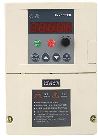 Frequenzumrichter 220V 2.2KW Einphaseneingang und Dreiphasenausgang Universeller Mini-Frequenzumrichter Industrielle Steuerungen