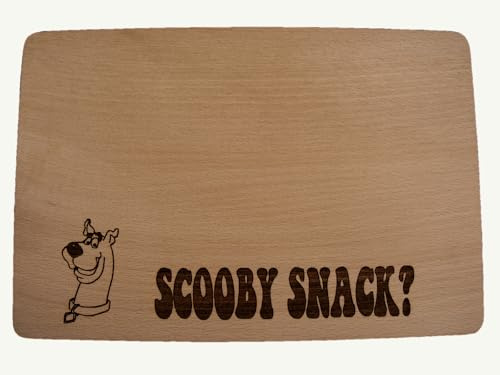 FastCraft Scooby Doo Snacks Chopping Cutting Cheese Board Place Mat Gift Present