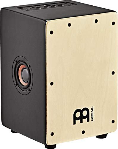 Meinl Mini Cajon Speaker - Bluetooth Lautsprecher aus Holz | mit Lautsprecher, AUX, USB und TF-Kartenslot, Kabellos unterstützt, 5,75 x 8,75 x 5,75 Zoll, Baltische Birke