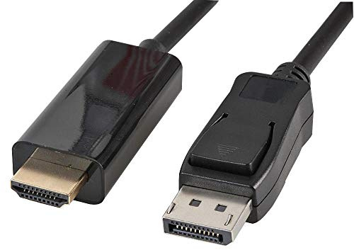 Pro Signal PSG3259 - Cable DisplayPort a HDMI, 1 m, color negro