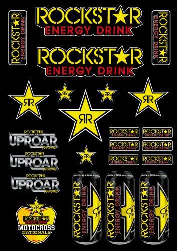 Rockstar Sponsors MTB Stickers Kit for KTM Honda Yamaha Cross Enduro Helmet (72)