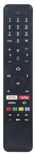 VINABTY RC43160 Télécommande remplacée Convient pour Hitachi QILIVE 55HAK6100 43HAK6150 50HAK6150 50F52HAK6150 75HAL7150 58HAL7250 58HAK6100 50HAK6100
