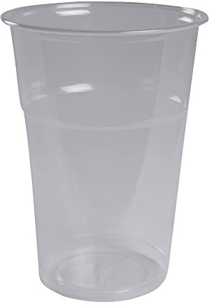 ABENA Gastro-Line Gobelet en plastique transparent, design polyvalent, idéal pour les boissons gazeuses, smoothies et cafés glacés, avec possibilité d'ajouter un couvercle ou un design personnalisé –