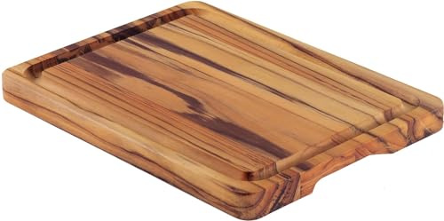 Billot de boucher en bois de teck FSC 40x30x3cm (L)