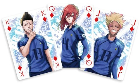 SAKAMI - Blue Lock - 52 Spielkarten - Poker, Kartenspiel, Deck, Playing Cards